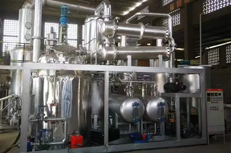 The cases of Pyrolysis Oil Refining Plant