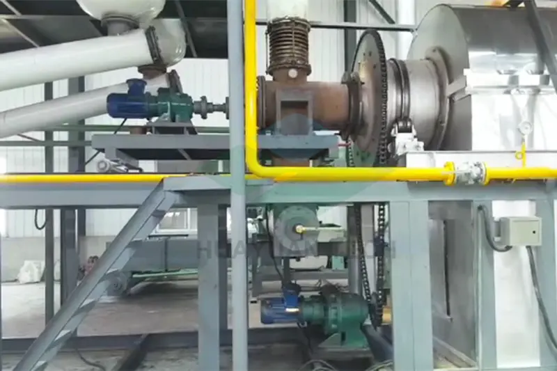 The Cases of Continuous Waste Tire Pyrolysis Plant(Drum running model)