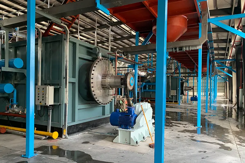The Cases of Industrial continuous waste tire pyrolysis plant