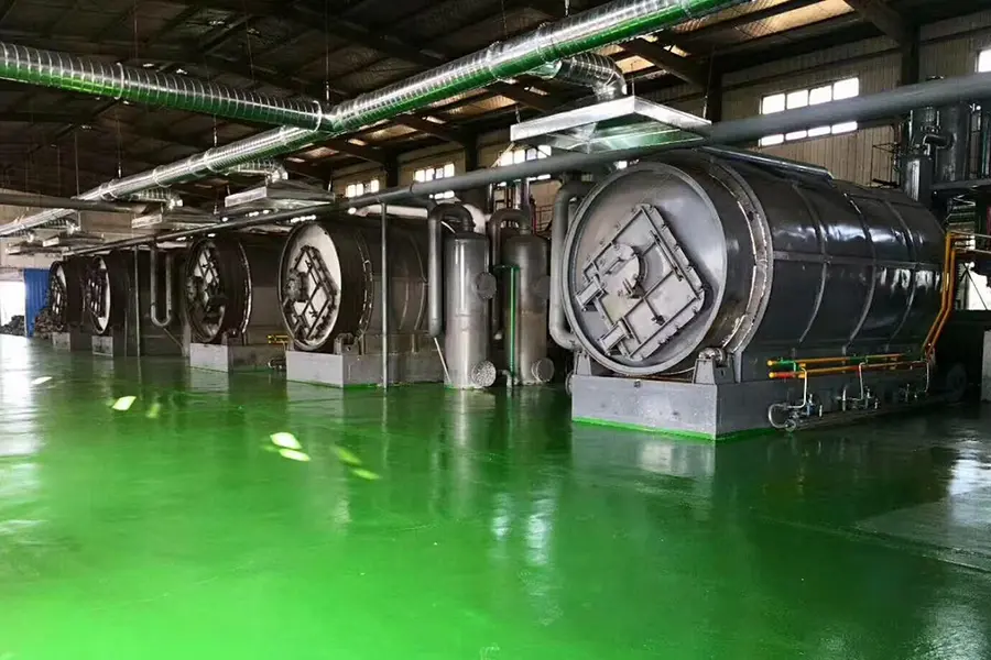 Batch Rotary Kiln Pyrolysis Plant