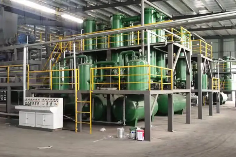 The Cases of Continuous Waste Tire Pyrolysis Plant(Drum running model)
