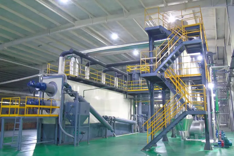 Continuous Waste Plastic Pyrolysis Plant(Double level reactor)