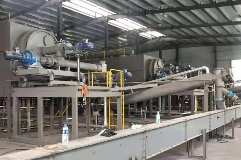 The Cases of Continuous Waste Tire Pyrolysis Plant(Drum running model)