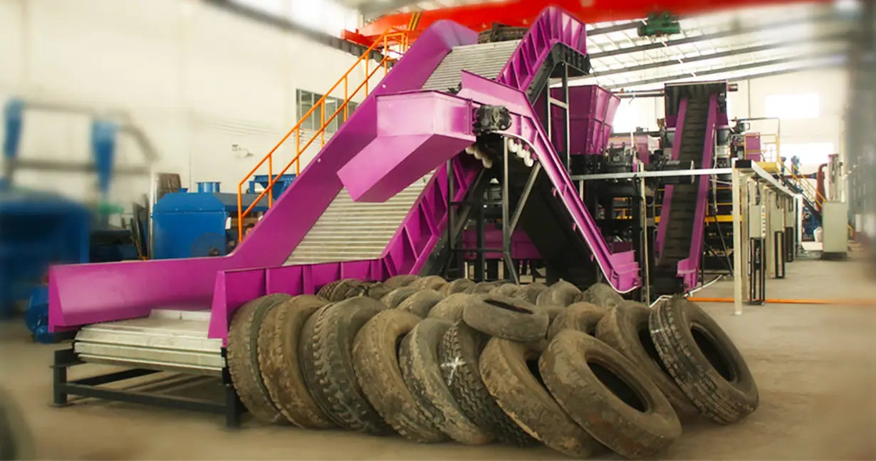 Solution-of-waste-tires-shredding-2