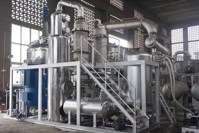 The cases of Pyrolysis Oil Refining Plant