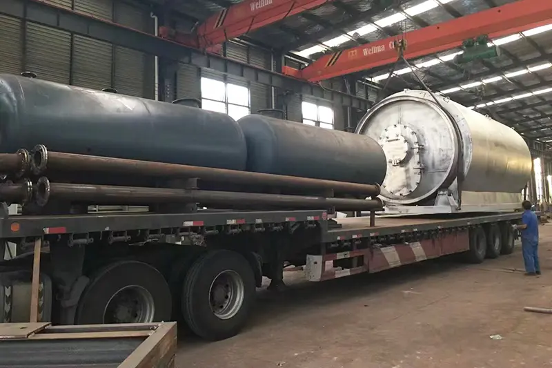 The Cases of Batch model pyrolysis plant