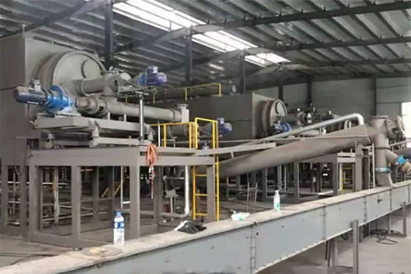 Continuous Waste Tire Pyrolysis Plant(Drum running model)