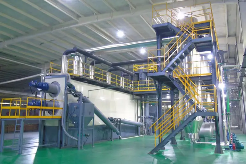 The Cases of Continuous Waste Plastic Pyrolysis Plant(Double level reactor)