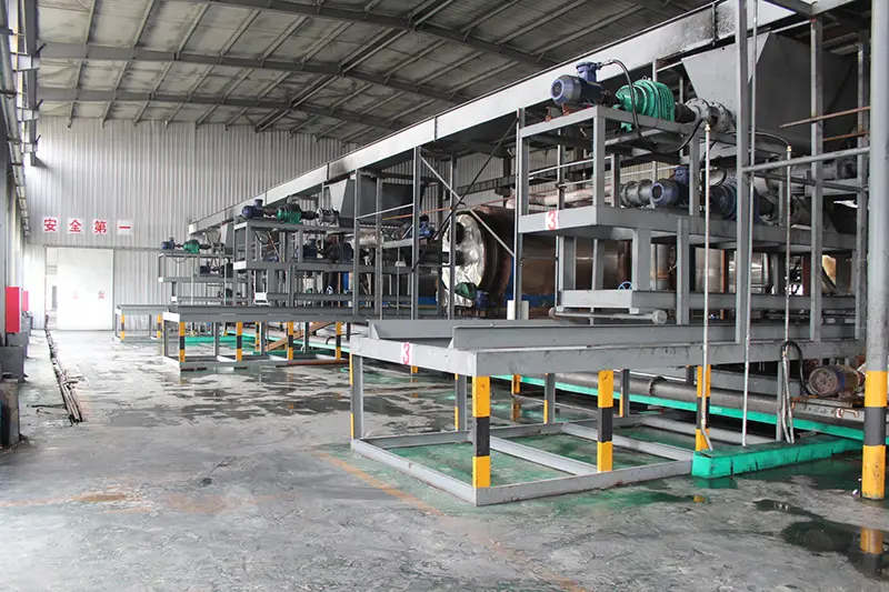 The Cases of Semi-continuous model pyrolysis plant