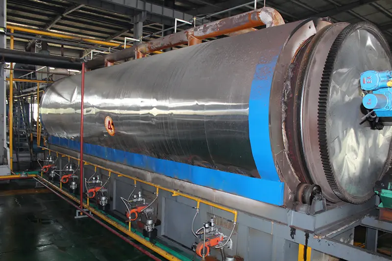 The Cases of Semi-continuous model pyrolysis plant