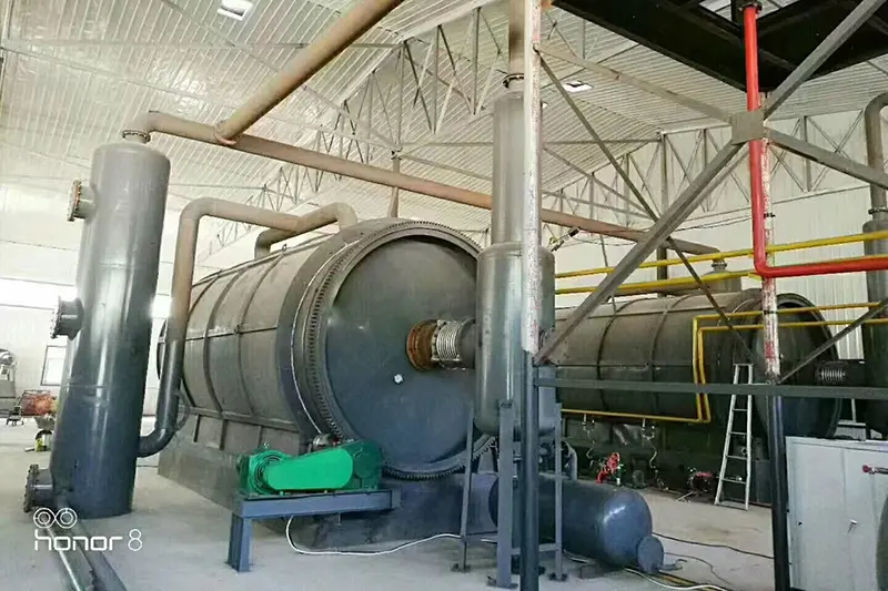 The Cases of Batch model pyrolysis plant